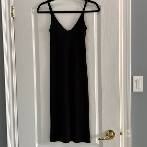 Wilfred Free Black Midi Dress
